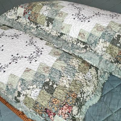 Lot 87 Quilted Pillows & Shams
