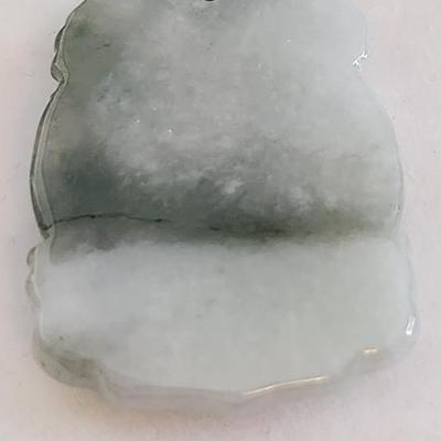 Sale Photo Thumbnail #383: This lot is for a Carved Jade Horse Pendant with Sterling Silver Chain.  This very handsome item comes in a new presentation box. The carving of the horse has been nicely accomplished.  The chain is marked Italy 925.