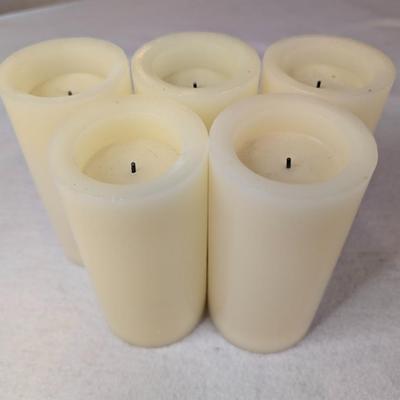 Sale Photo Thumbnail #92: Set of 5 6" Battery Operated Candles