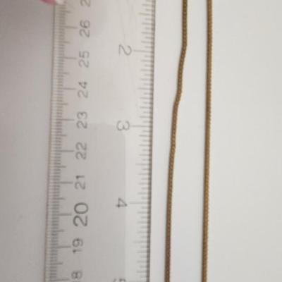 Sale Photo Thumbnail #399: This lot is for a Cloisonne Ball on Chain.  This unique necklace is handsome in its simplicity.  Chain is not marked.