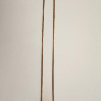 Sale Photo Thumbnail #398: This lot is for a Cloisonne Ball on Chain.  This unique necklace is handsome in its simplicity.  Chain is not marked.