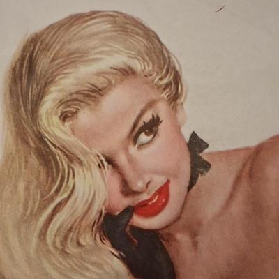 Sale Photo Thumbnail #101: Pin up Calendar in Sleeve. In good condition. Pieces of the ref spiral that allows the Calendar to flip are inside. Artwork is gorgeous.