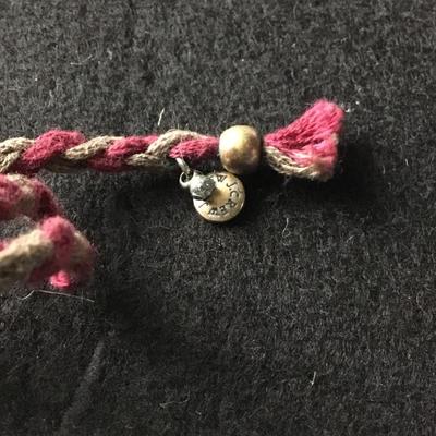 J crew necklace with yarn