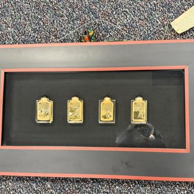 Sale Photo Thumbnail #350: Hand painted character story snuff bottle
Very nice condition 
 Shadow box is 13.5 x 24.5 inches