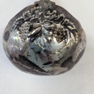 3 Marked Spoons - Antique Wm A. Rogers Silver Plate Grapes Spoon - ABCO Silver Plate Spoon & 1 Unknown Mark