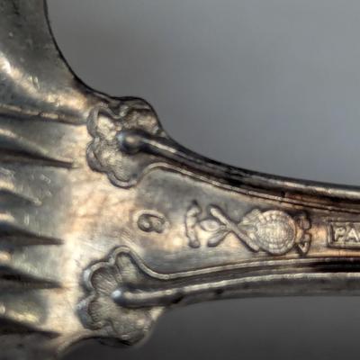 3 Marked Spoons - Antique Wm A. Rogers Silver Plate Grapes Spoon - ABCO Silver Plate Spoon & 1 Unknown Mark