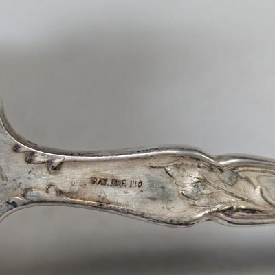 3 Marked Spoons - Antique Wm A. Rogers Silver Plate Grapes Spoon - ABCO Silver Plate Spoon & 1 Unknown Mark