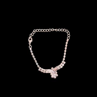 Sale Photo Thumbnail #299: Rhinestone Necklace and Bracelet Set  Provides a dazzling, elegant look.