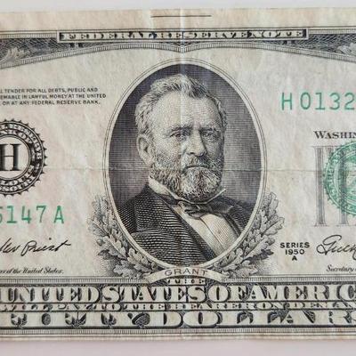 One $50 Federal Reserve Note