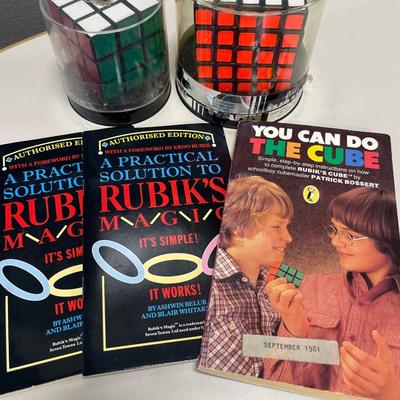 Rubik’s cubes and books