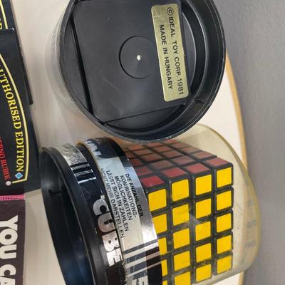 Rubik’s cubes and books