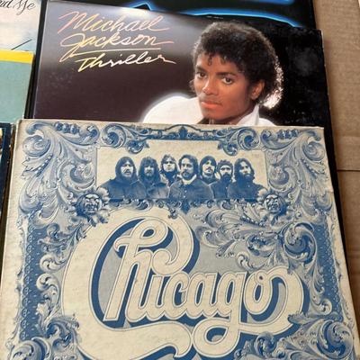 Vintage Classic Rock & Pop Vinyl Record Lot – Eagles, Chicago, Elton John, Doobie Brothers, Frampton, MJ & More
