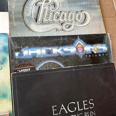Vintage Classic Rock & Pop Vinyl Record Lot – Eagles, Chicago, Elton John, Doobie Brothers, Frampton, MJ & More