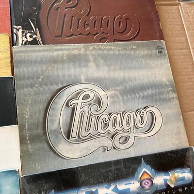 Vintage Classic Rock & Pop Vinyl Record Lot – Eagles, Chicago, Elton John, Doobie Brothers, Frampton, MJ & More