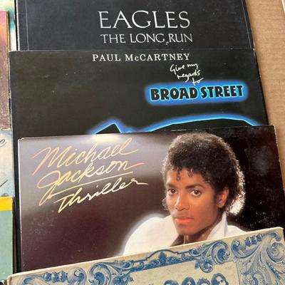 Vintage Classic Rock & Pop Vinyl Record Lot – Eagles, Chicago, Elton John, Doobie Brothers, Frampton, MJ & More