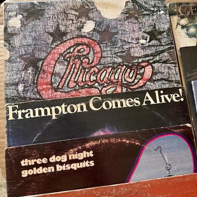 Vintage Classic Rock & Pop Vinyl Record Lot – Eagles, Chicago, Elton John, Doobie Brothers, Frampton, MJ & More