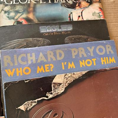 Vintage Classic Rock & Pop Vinyl Record Lot – Eagles, Chicago, Elton John, Doobie Brothers, Frampton, MJ & More