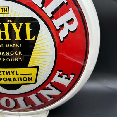 Sinclair Ethyl Gasoline Plastic Gas Pump Globe Replica – Reproduction Display Sign