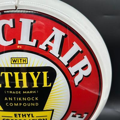 Sinclair Ethyl Gasoline Plastic Gas Pump Globe Replica – Reproduction Display Sign