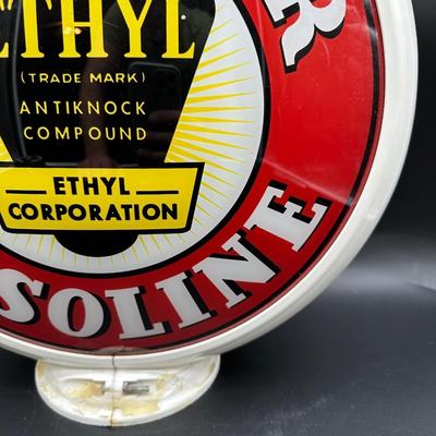 Sinclair Ethyl Gasoline Plastic Gas Pump Globe Replica – Reproduction Display Sign