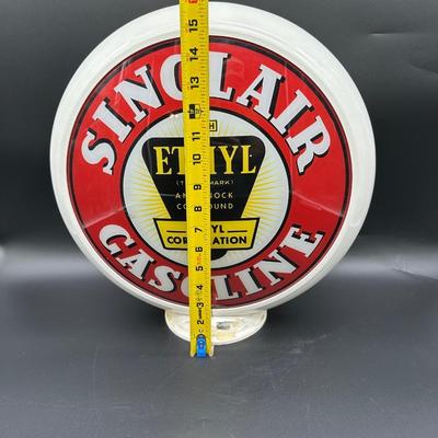 Sinclair Ethyl Gasoline Plastic Gas Pump Globe Replica – Reproduction Display Sign