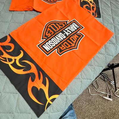 Lot 96 Vintage Harley Davidson Pillow slips