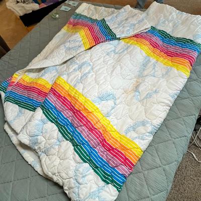 Lot 97 Vintage 70s comforter