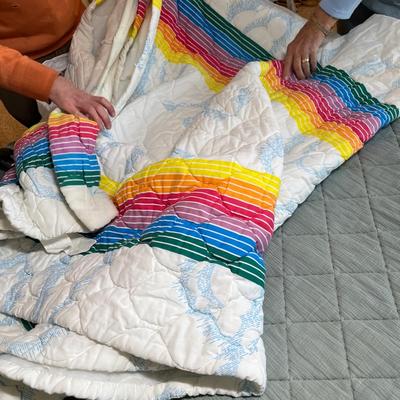 Lot 97 Vintage 70s comforter