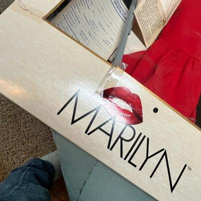 Lot 108 Marilyn Monroe Doll & magazine