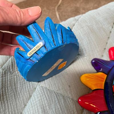 Lot 123 Talavera pottery Sun & Moon plaque