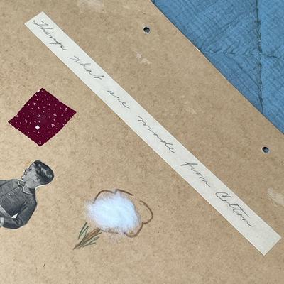 Lot 125 Scrap book pages fashion & materials