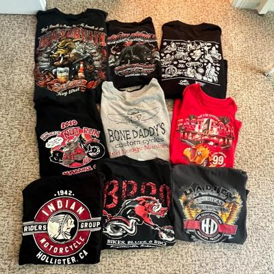 Lot 133 Motorcycle shirts