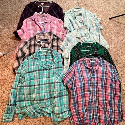 Lot 143 Ladies western shirts