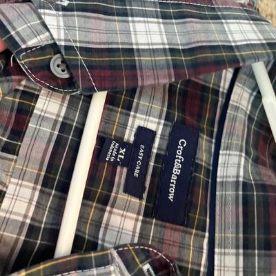 Lot 146 Men's Plaid dress shirts