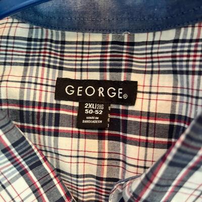Lot 146 Men's Plaid dress shirts