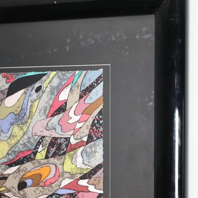 He Deguang “Dreamy Illusions” Serigraph, 1989, Framed w/ Certificate of Authenticity