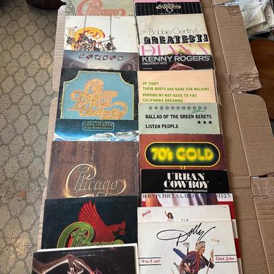 Vintage Vinyl Record Lot (1970s–1980s Rock, Country & Soundtracks (lot 2)