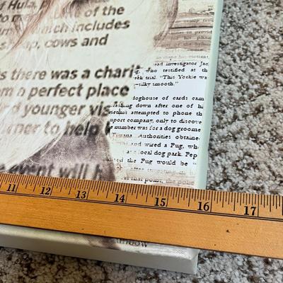 Lot 155 Dog picture & door sign