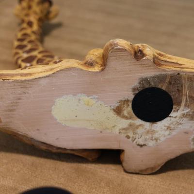 Large Seated Giraffe Decorative Floor Figurine