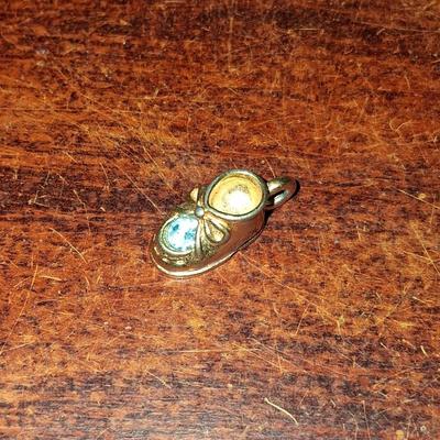 Sale Photo Thumbnail #207: March birthstone bootie. Good condition
Unmarked