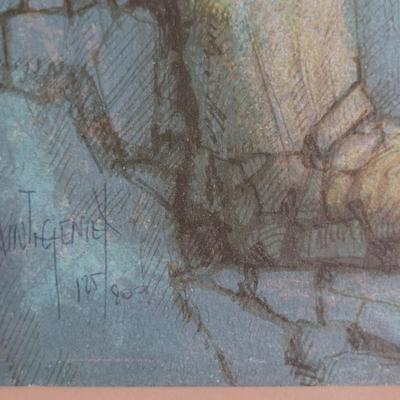 Francis de Lassus Saint-Génies “Sablier Féminin” Signed Lithograph, 2008, Limited Edition 125/900