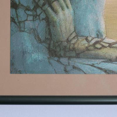 Francis de Lassus Saint-Génies “Sablier Féminin” Signed Lithograph, 2008, Limited Edition 125/900