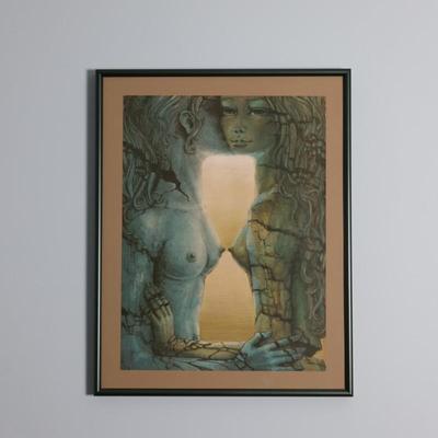 Francis de Lassus Saint-Génies “Sablier Féminin” Signed Lithograph, 2008, Limited Edition 125/900