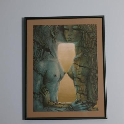 Francis de Lassus Saint-Génies “Sablier Féminin” Signed Lithograph, 2008, Limited Edition 125/900