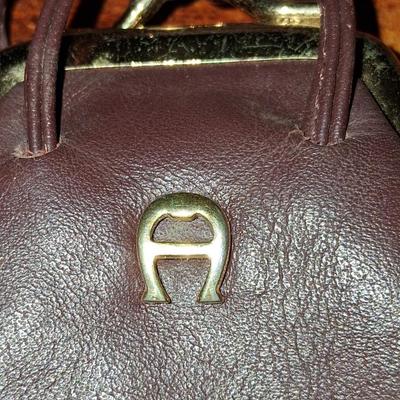 Sale Photo Thumbnail #212: Designer Coin Purse Etienne Aigner. Exterior in Great condition. Interior has some pealing as shown in photos