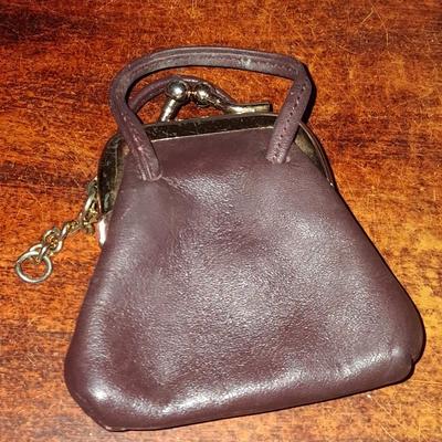 Sale Photo Thumbnail #210: Designer Coin Purse Etienne Aigner. Exterior in Great condition. Interior has some pealing as shown in photos