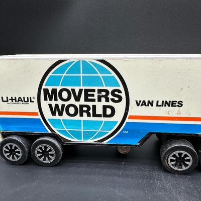 Vintage Buddy L Die-Cast Semi Trucks Lot – Movers World U-Haul & American Racing Fuels