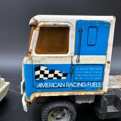 Vintage Buddy L Die-Cast Semi Trucks Lot – Movers World U-Haul & American Racing Fuels