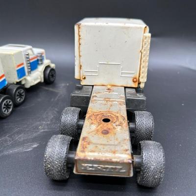 Vintage Buddy L Die-Cast Semi Trucks Lot – Movers World U-Haul & American Racing Fuels