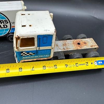 Vintage Buddy L Die-Cast Semi Trucks Lot – Movers World U-Haul & American Racing Fuels